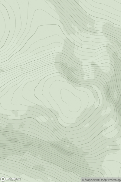 Thumbnail image for Kirriereoch Hill (boundary) showing contour plot for surrounding peak