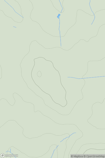 Thumbnail image for Newtonwood Lane (boundary) showing contour plot for surrounding peak