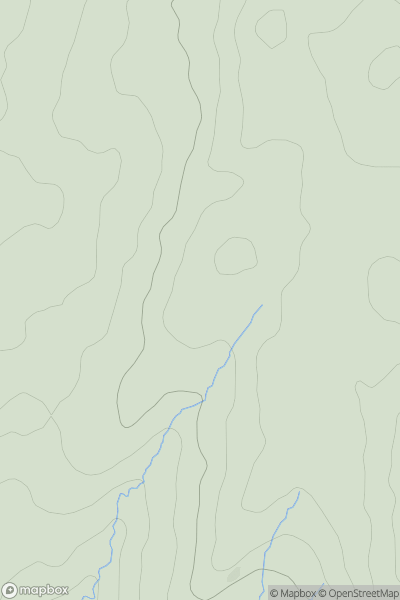 Thumbnail image for Cheeks Hill showing contour plot for surrounding peak