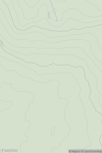Thumbnail image for Niver Hill (boundary) showing contour plot for surrounding peak