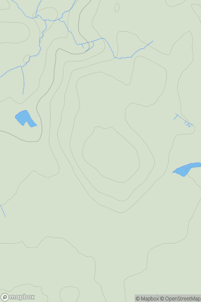 Thumbnail image for Silverhill showing contour plot for surrounding peak