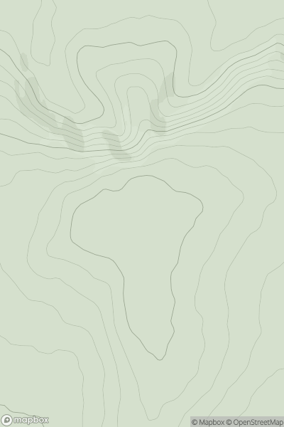 Thumbnail image for Whitehorse Hill showing contour plot for surrounding peak