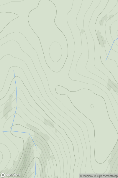 Thumbnail image for Clach Choutsaich showing contour plot for surrounding peak