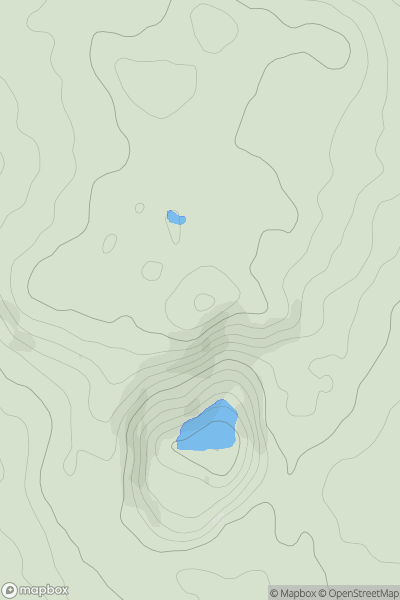 Thumbnail image for Turner's Hill showing contour plot for surrounding peak