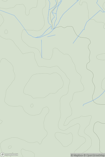 Thumbnail image for Surrey Hill showing contour plot for surrounding peak