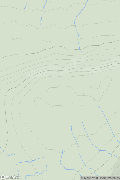 Thumbnail image for Way Stone Edge (Moss Moor) showing contour plot for surrounding peak