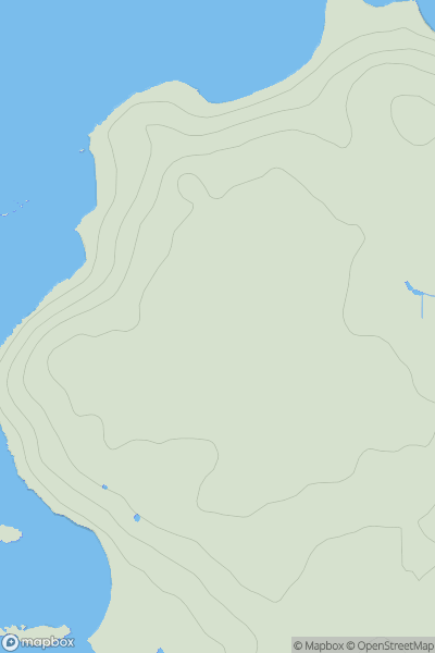 Thumbnail image for Higher Newford showing contour plot for surrounding peak