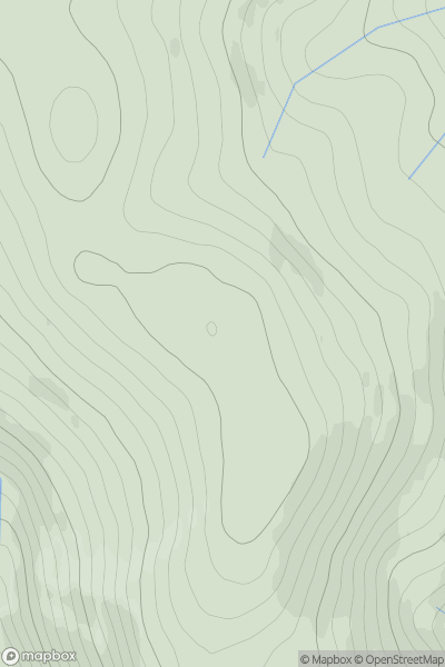 Thumbnail image for Stuc Gharbh Mhor (old GR) showing contour plot for surrounding peak