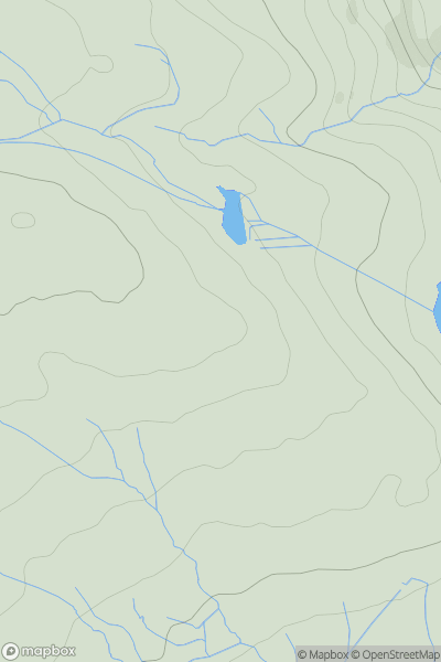 Thumbnail image for Burley Moor showing contour plot for surrounding peak