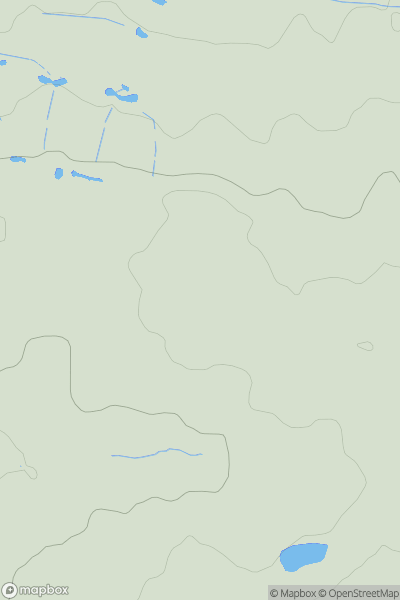 Thumbnail image for Nether Hall showing contour plot for surrounding peak