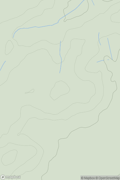 Thumbnail image for Corfe Hills showing contour plot for surrounding peak