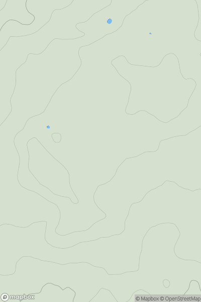 Thumbnail image for Wood End Hill showing contour plot for surrounding peak