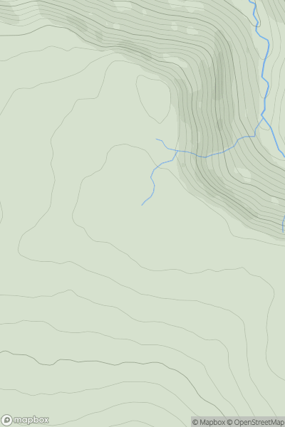 Thumbnail image for Hoarstone Edge showing contour plot for surrounding peak
