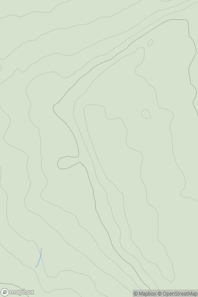 Thumbnail image for Woolley Edge (Beacon Hill) showing contour plot for surrounding peak