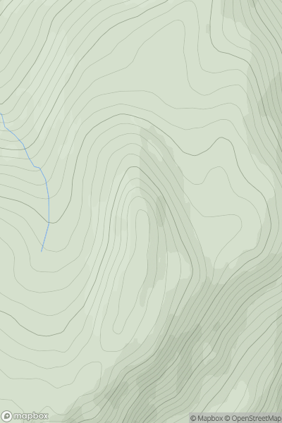 Thumbnail image for Stob an t-Sluichd showing contour plot for surrounding peak