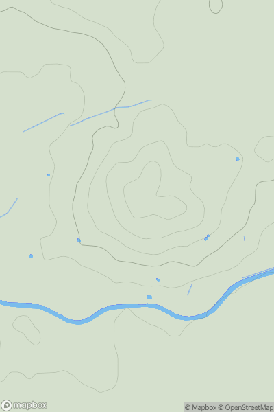 Thumbnail image for Horsenden Hill showing contour plot for surrounding peak