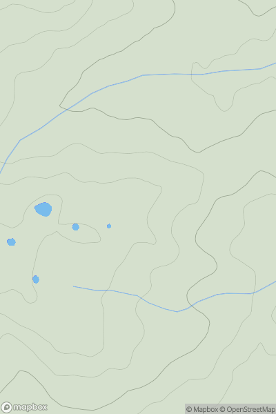 Thumbnail image for Bournwell Hill (Hadley Wood) showing contour plot for surrounding peak