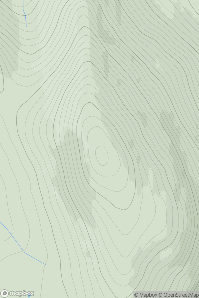 Thumbnail image for Bynack More showing contour plot for surrounding peak