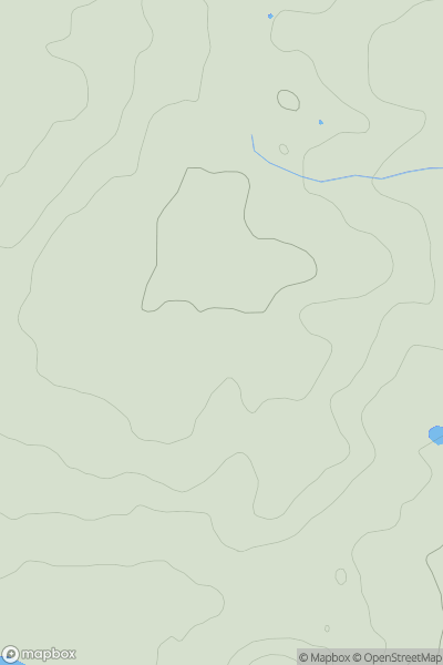 Thumbnail image for Cabin Hill showing contour plot for surrounding peak