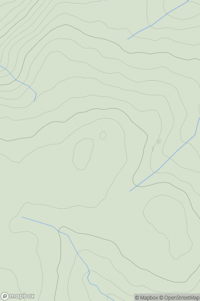 Thumbnail image for Carnfachbugeilyn showing contour plot for surrounding peak