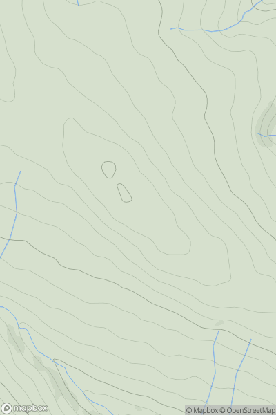 Thumbnail image for Twyn Tal-y-cefn showing contour plot for surrounding peak