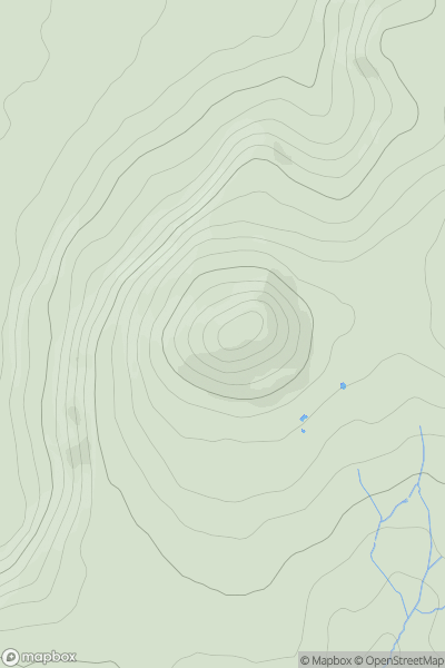 Thumbnail image for Roseberry Topping showing contour plot for surrounding peak