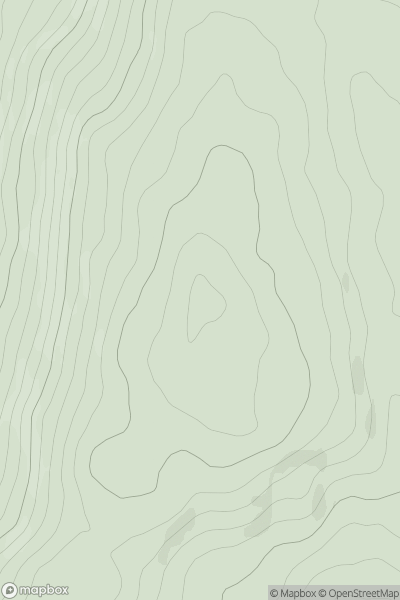 Thumbnail image for Hampsfell showing contour plot for surrounding peak