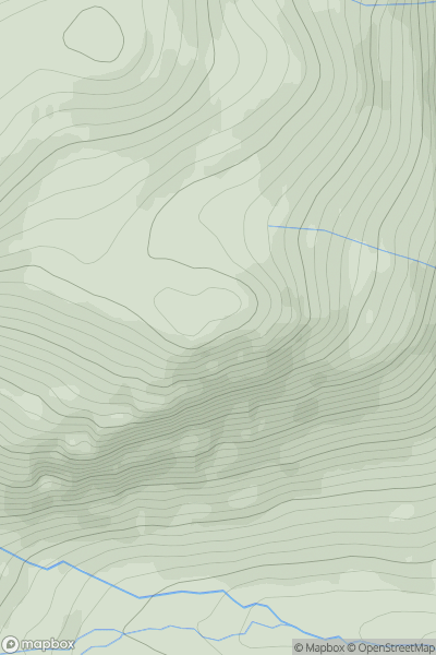 Thumbnail image for Stob Coire Etchachan showing contour plot for surrounding peak
