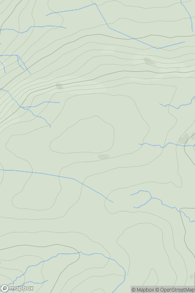 Thumbnail image for Saugh Hill showing contour plot for surrounding peak