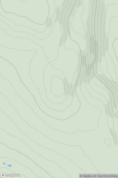 Thumbnail image for Eildreach showing contour plot for surrounding peak