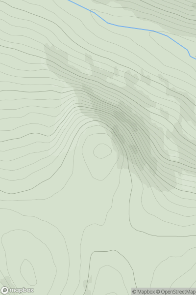 Thumbnail image for Dundornie showing contour plot for surrounding peak