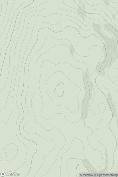 Thumbnail image for Am Bacan North Top showing contour plot for surrounding peak