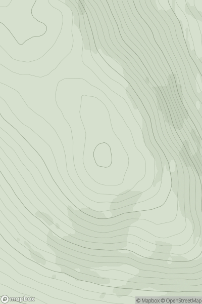 Thumbnail image for Beinn Liath showing contour plot for surrounding peak