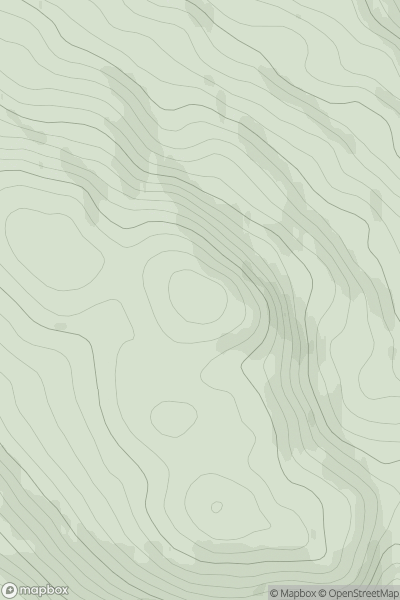 Thumbnail image for Wester Top showing contour plot for surrounding peak