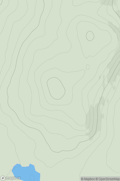 Thumbnail image for Hill Park South Top showing contour plot for surrounding peak