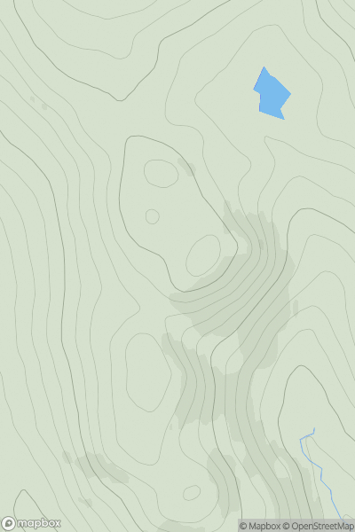 Thumbnail image for Craggen Voain showing contour plot for surrounding peak
