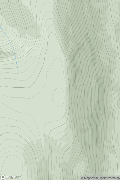 Thumbnail image for Sron a' Cha-no showing contour plot for surrounding peak