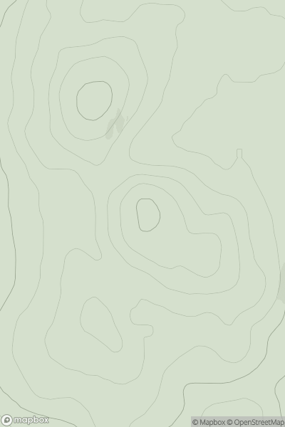 Thumbnail image for Meall Reamhar South Top showing contour plot for surrounding peak