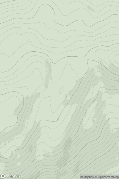 Thumbnail image for Meall nan Saighdearan East Top showing contour plot for surrounding peak