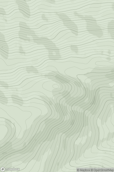 Thumbnail image for Mor Bheinn North Top showing contour plot for surrounding peak