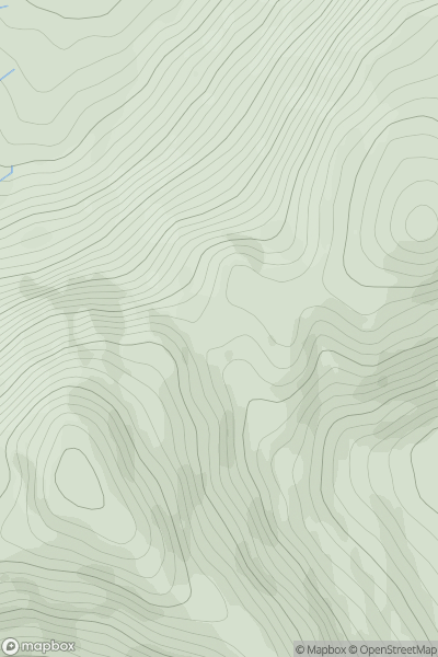 Thumbnail image for Stob Bealach na Frithe showing contour plot for surrounding peak