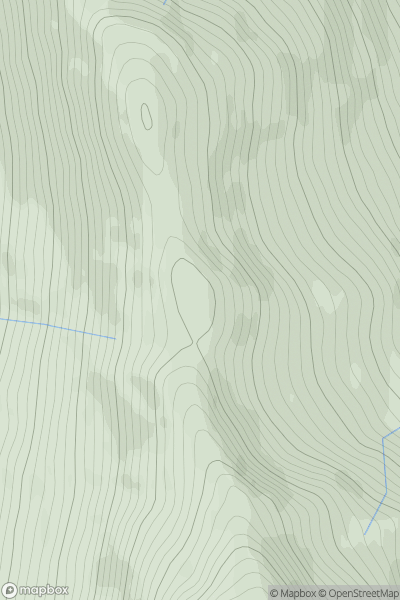 Thumbnail image for Twistin Hill showing contour plot for surrounding peak