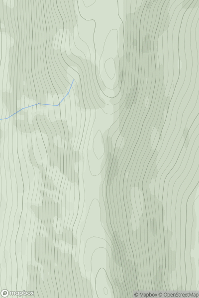 Thumbnail image for Stob Breac Far South Top showing contour plot for surrounding peak