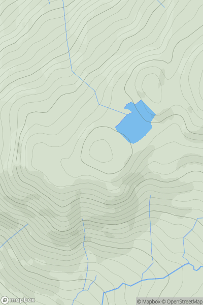 Thumbnail image for Meall Mor nan Eag showing contour plot for surrounding peak