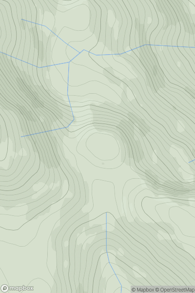 Thumbnail image for Maol Breac a' Bhealaich showing contour plot for surrounding peak