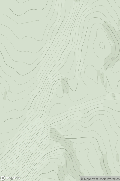 Thumbnail image for Stob Coire Chaorach showing contour plot for surrounding peak