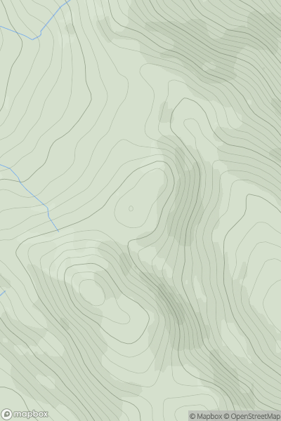 Thumbnail image for Stuc Odhar NE Top showing contour plot for surrounding peak
