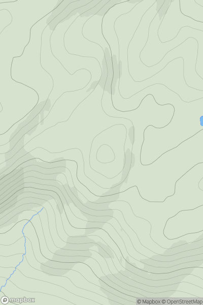 Thumbnail image for Stob a' Choin Duibh showing contour plot for surrounding peak