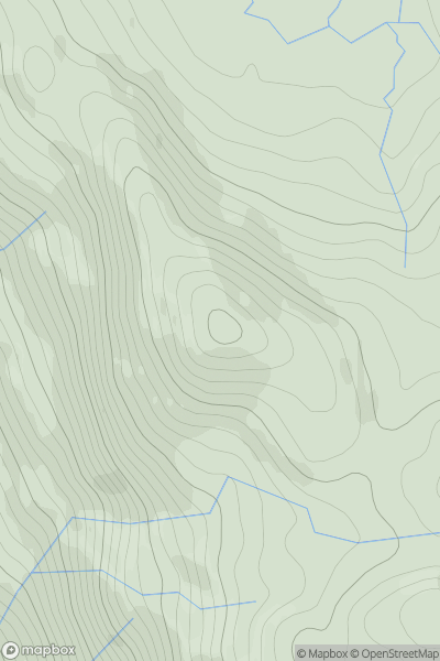 Thumbnail image for Cruach showing contour plot for surrounding peak