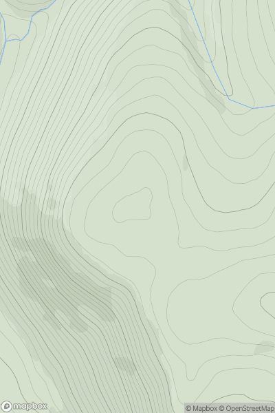 Thumbnail image for Leth-chreag showing contour plot for surrounding peak